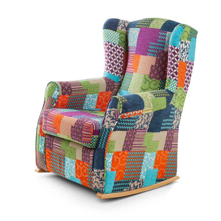 Balancín orejero tapizado PATCHWORK