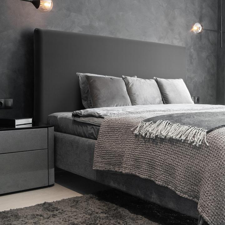 Cabecero de cama tapizado LISO 