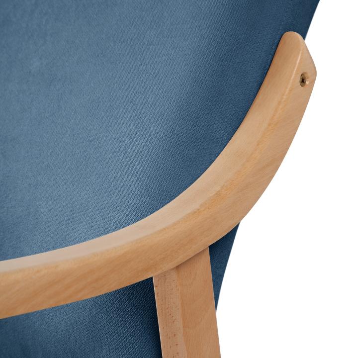 Silla de madera tapizado CALPE HAYA 