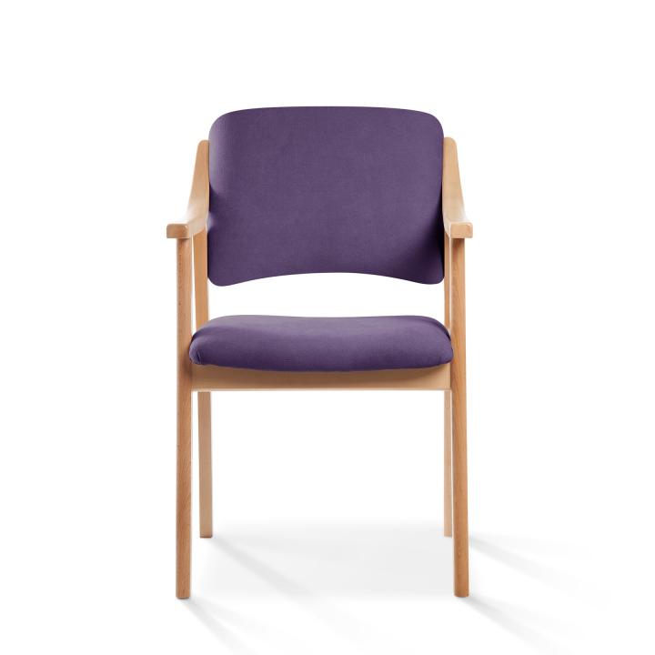 Silla de madera tapizado CALPE HAYA 