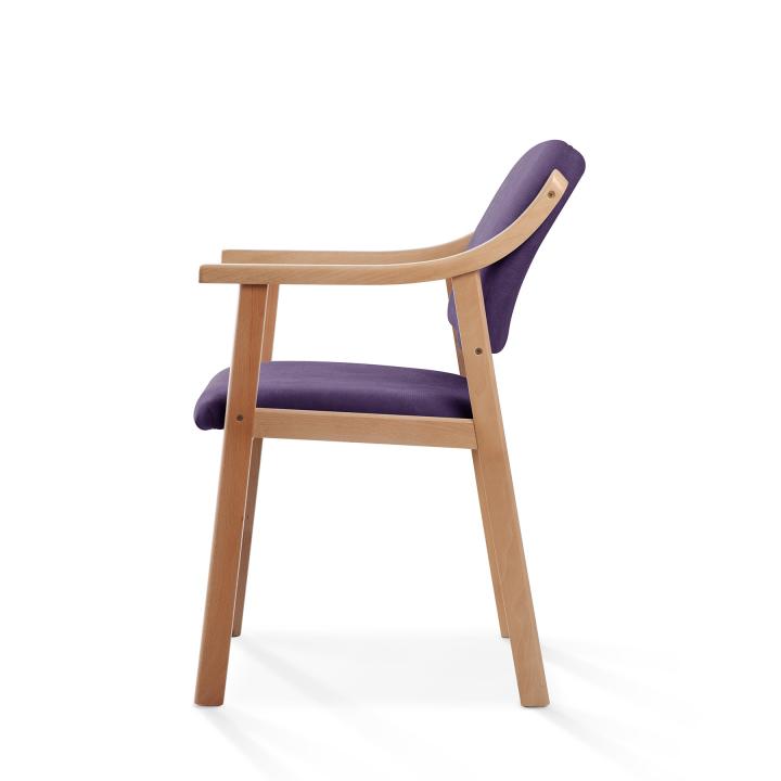 Silla de madera tapizado CALPE HAYA 