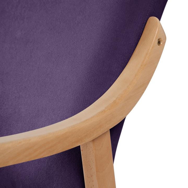 Silla de madera tapizado CALPE HAYA 