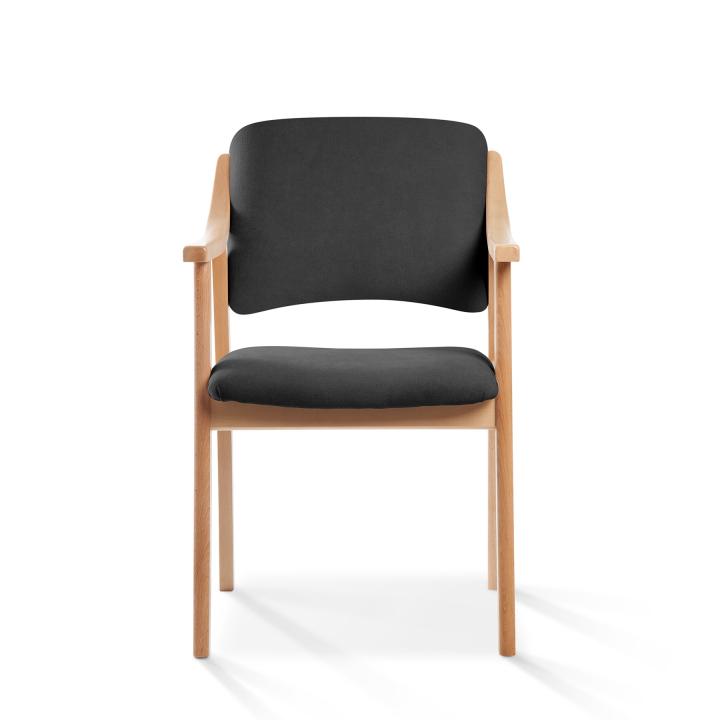 Silla de madera tapizado CALPE HAYA 