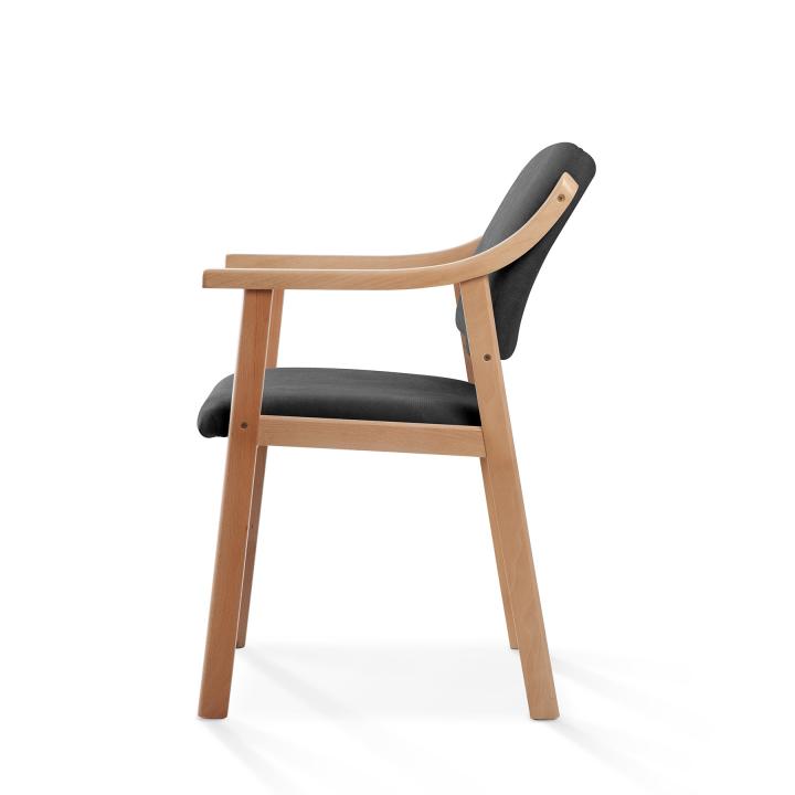 Silla de madera tapizado CALPE HAYA 
