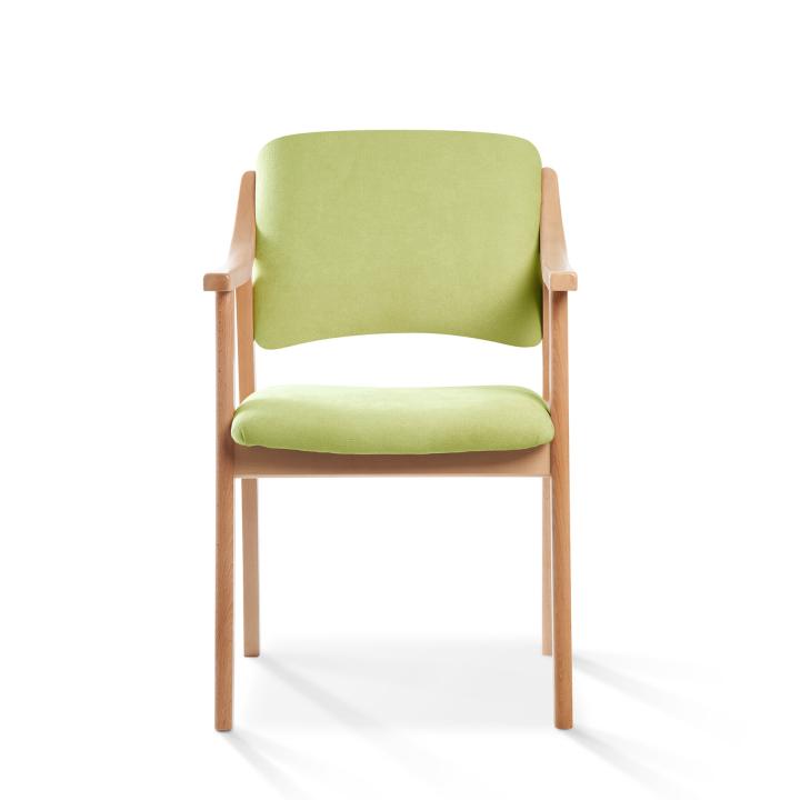 Silla de madera tapizado CALPE HAYA 