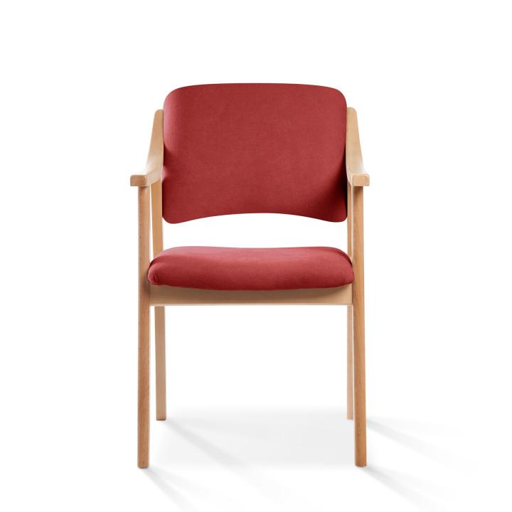Silla de madera tapizado CALPE HAYA 