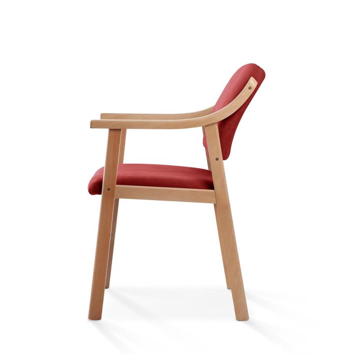 Silla de madera tapizado CALPE HAYA 