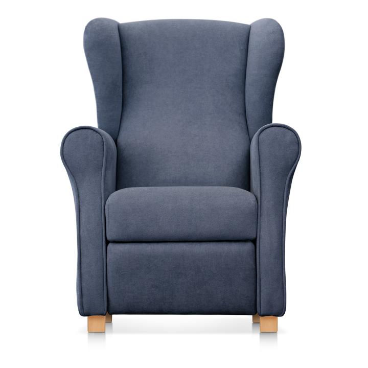 Sillón reclinable tapizado IRENE