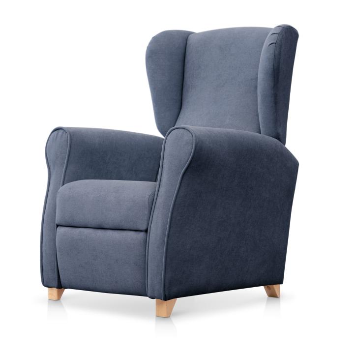 Sillón reclinable tapizado IRENE