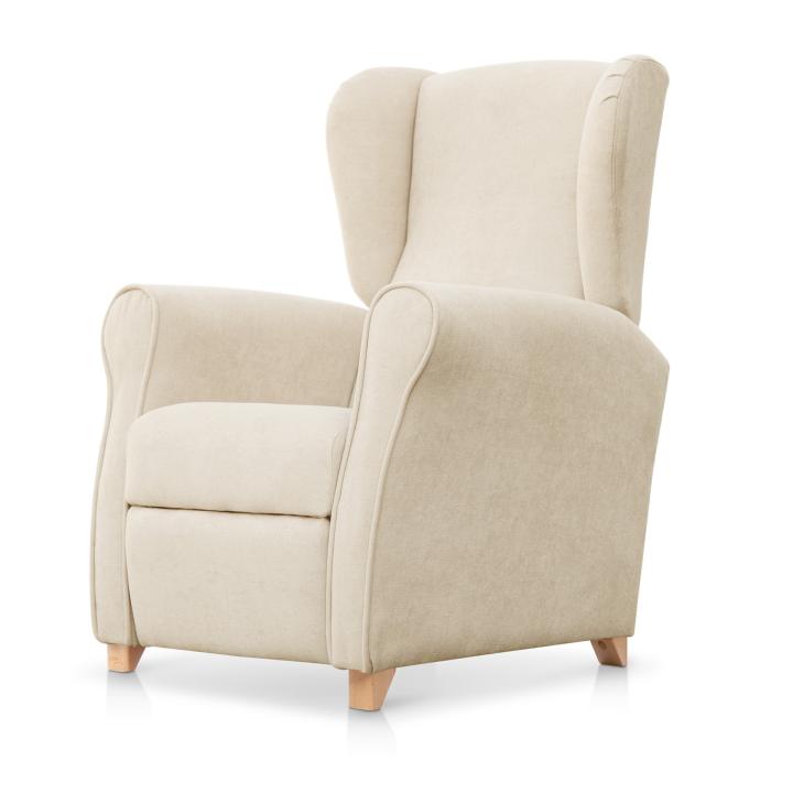 Sillón reclinable tapizado IRENE