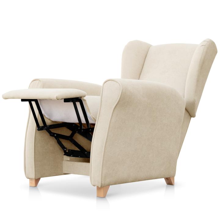 Sillón reclinable tapizado IRENE