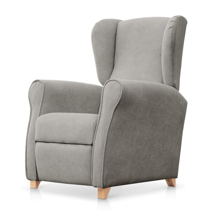 Sillón reclinable tapizado IRENE