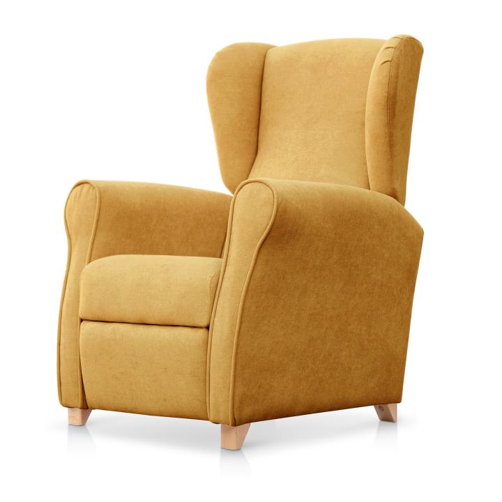 Sillón reclinable tapizado IRENE