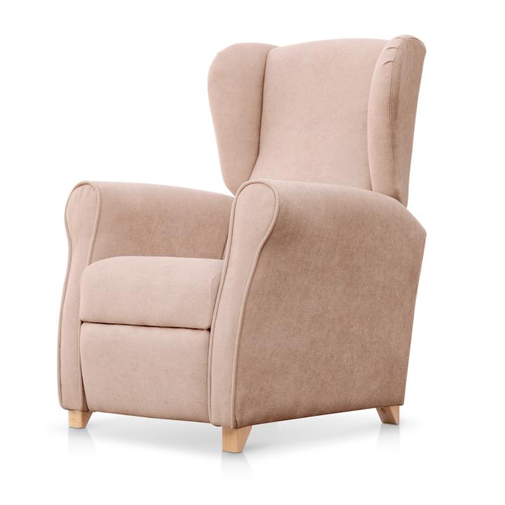 Sillón reclinable tapizado IRENE