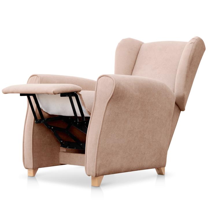 Sillón reclinable tapizado IRENE