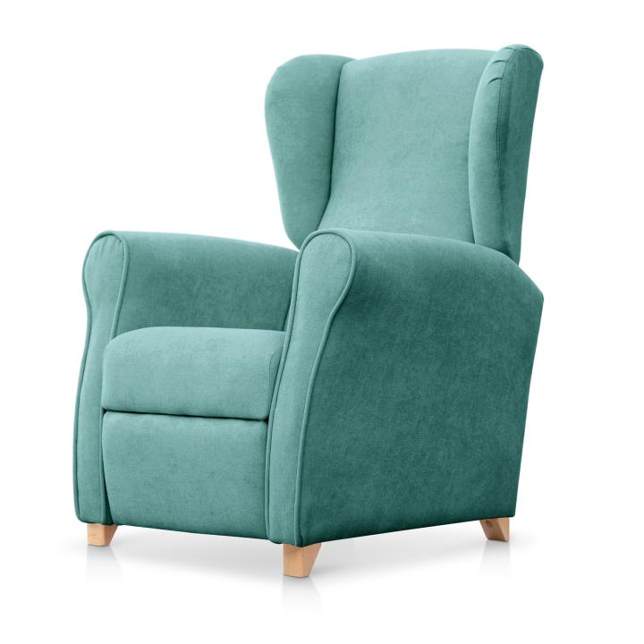 Sillón reclinable tapizado IRENE