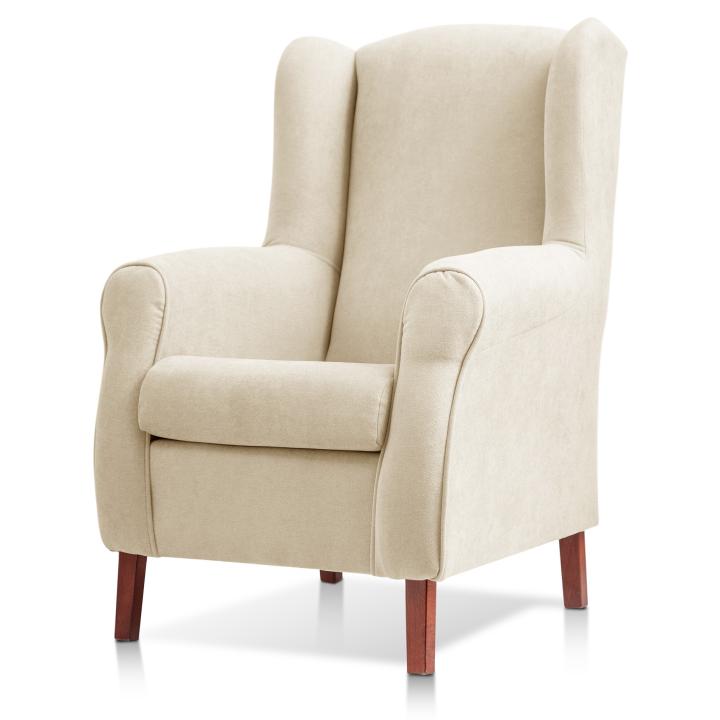 Sillón orejero tapizado CARLA