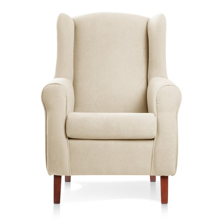 Sillón orejero tapizado CARLA