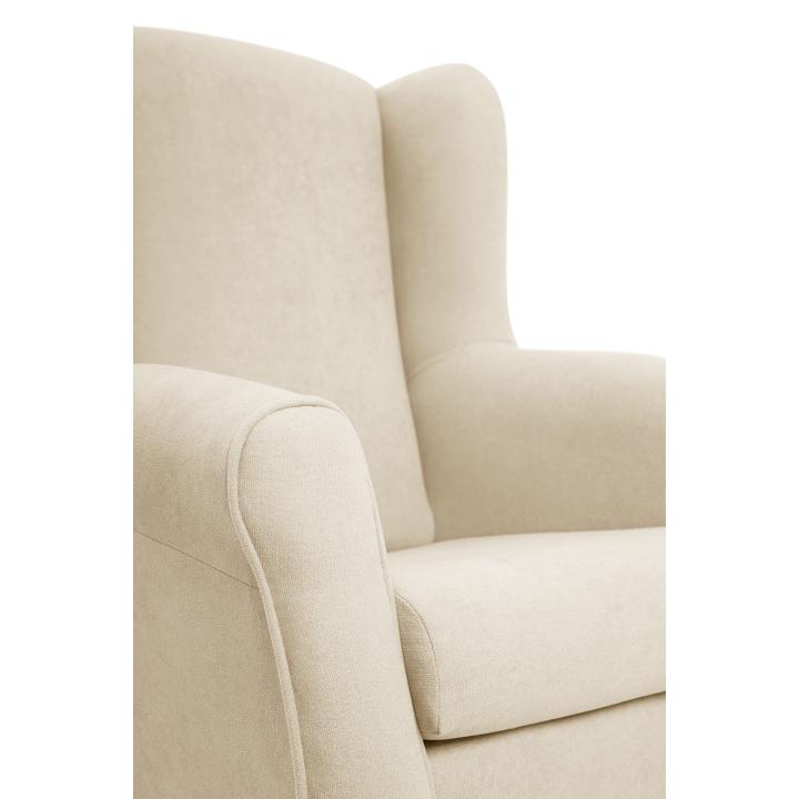 Sillón orejero tapizado CARLA