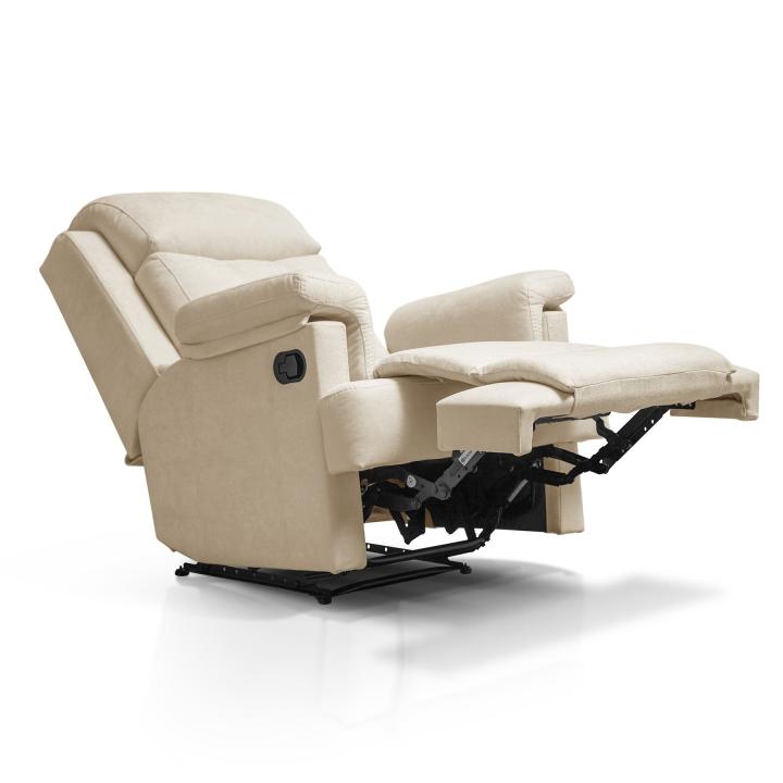 Sillón tapizado reclinable ALNA