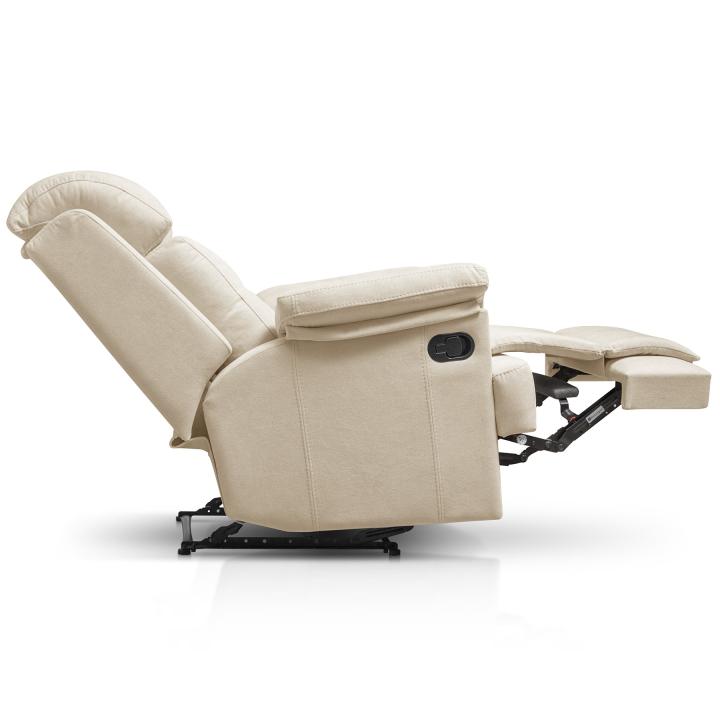 Sillón tapizado reclinable ALNA