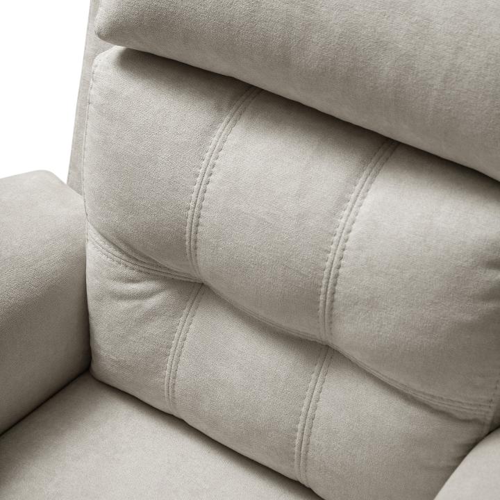 Sillón tapizado reclinable ALNA