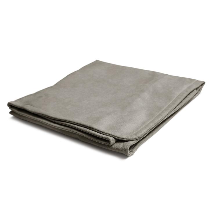 Funda de tela con solapas para cabecero