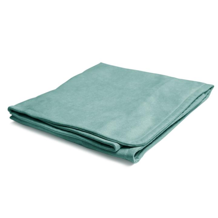 Funda de tela con solapas para cabecero