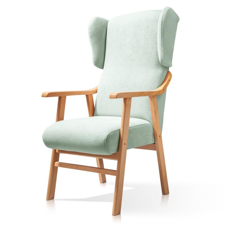 Sillón orejero tapizado OREGON HAYA