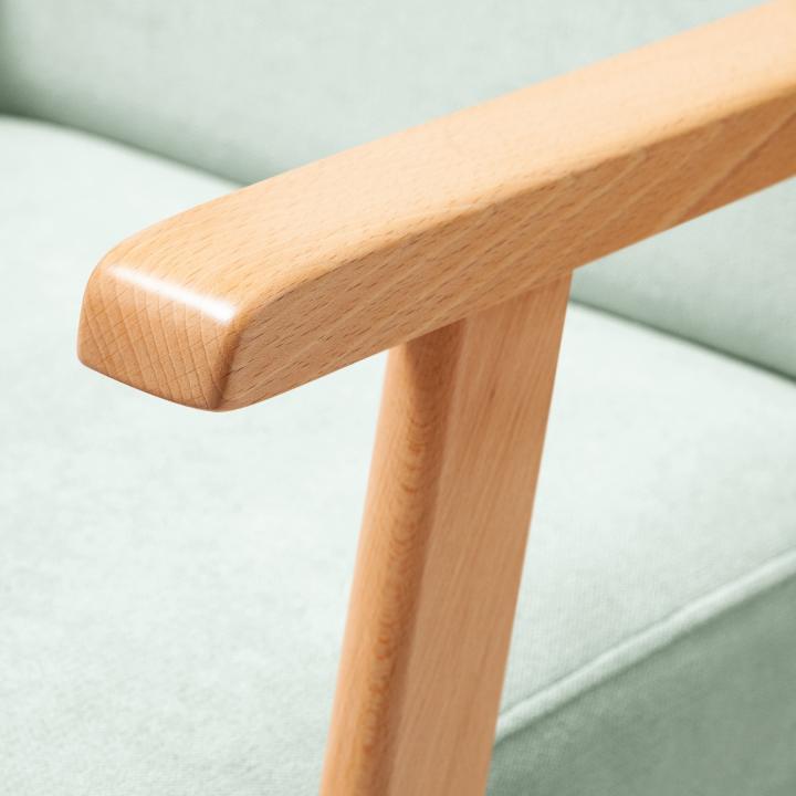 Sillón orejero tapizado OREGON HAYA