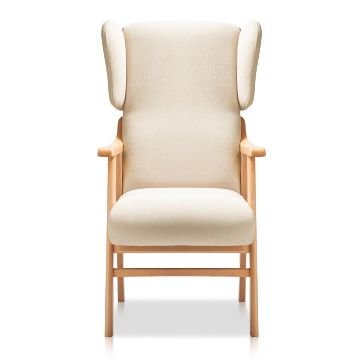Sillón orejero tapizado OREGON HAYA