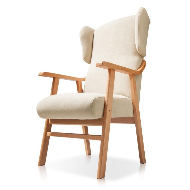 Sillón orejero tapizado OREGON HAYA