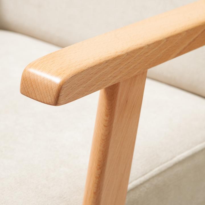 Sillón orejero tapizado OREGON HAYA