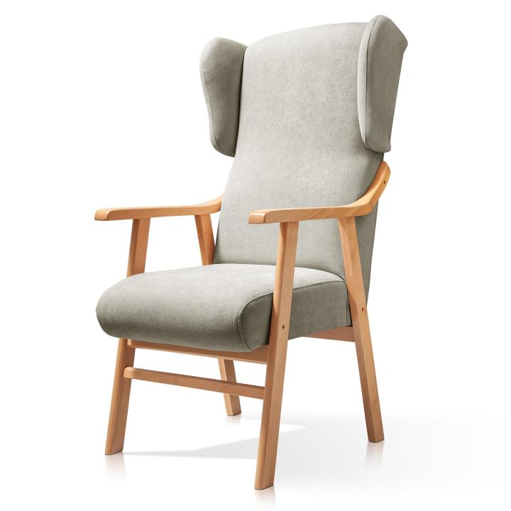 Sillón orejero tapizado OREGON HAYA
