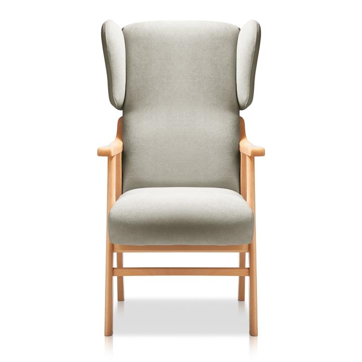 Sillón orejero tapizado OREGON HAYA