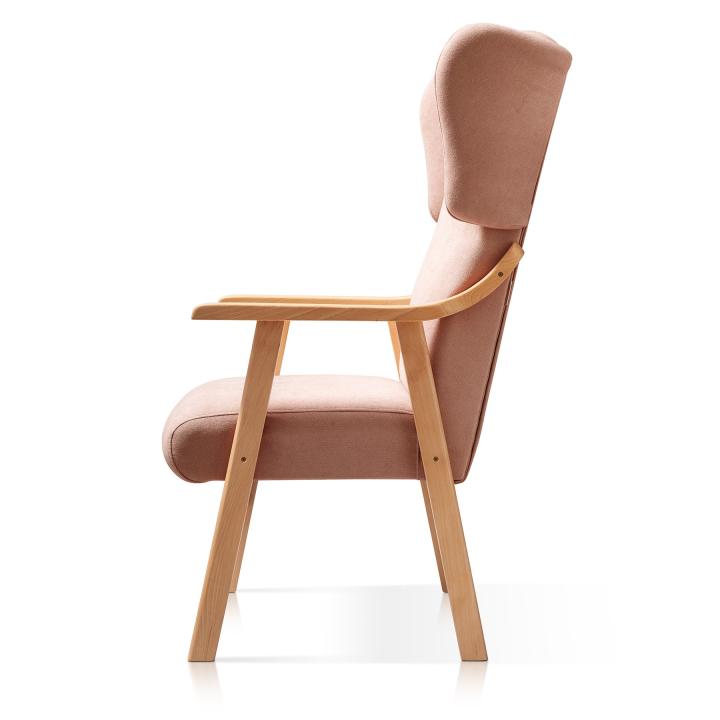 Sillón orejero tapizado OREGON HAYA