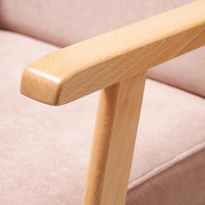 Sillón orejero tapizado OREGON HAYA
