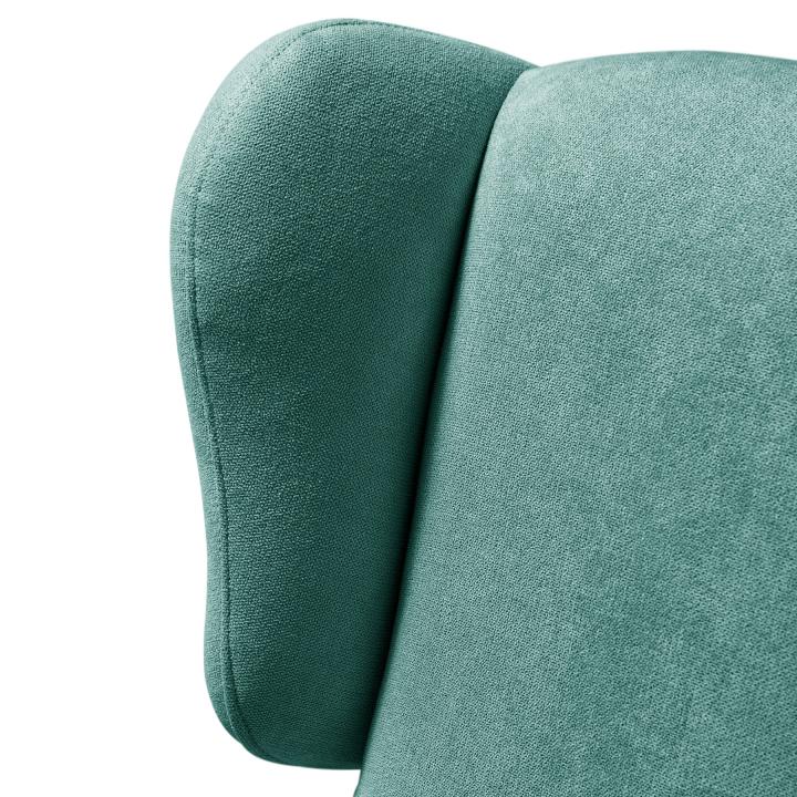 Sillón orejero tapizado OREGÓN NOGAL