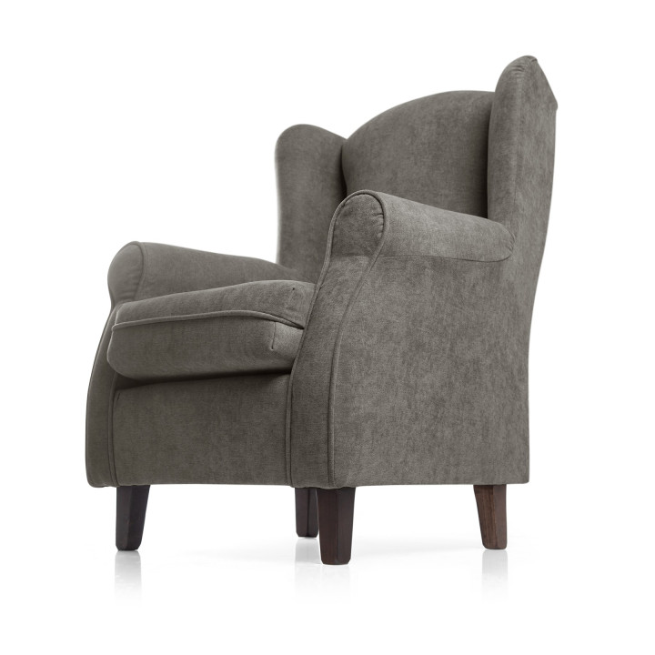 Sillón orejero tapizado IRENE