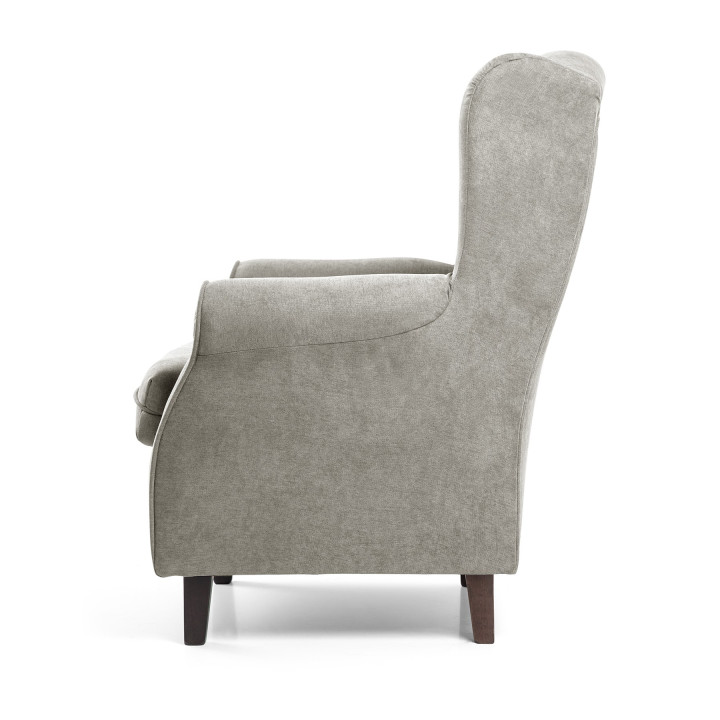 Sillón orejero tapizado IRENE