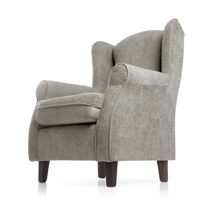 Sillón orejero tapizado IRENE