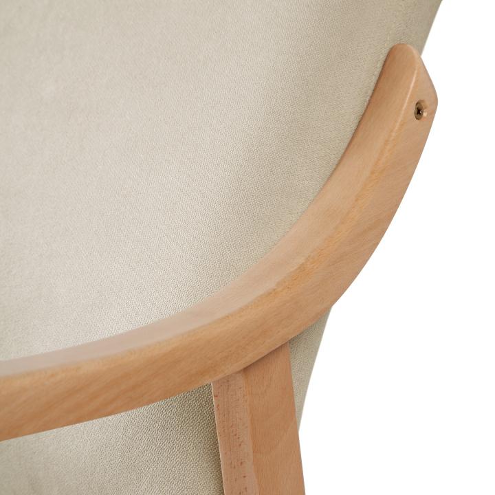 Silla de madera tapizado CALPE HAYA 