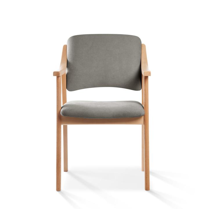 Silla de madera tapizado CALPE HAYA 