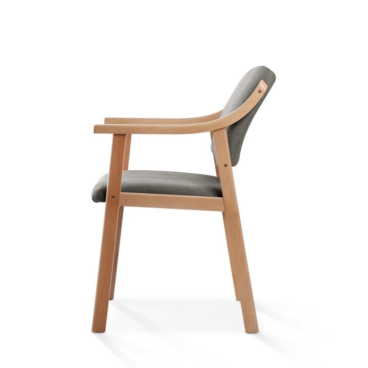 Silla de madera tapizado CALPE HAYA 