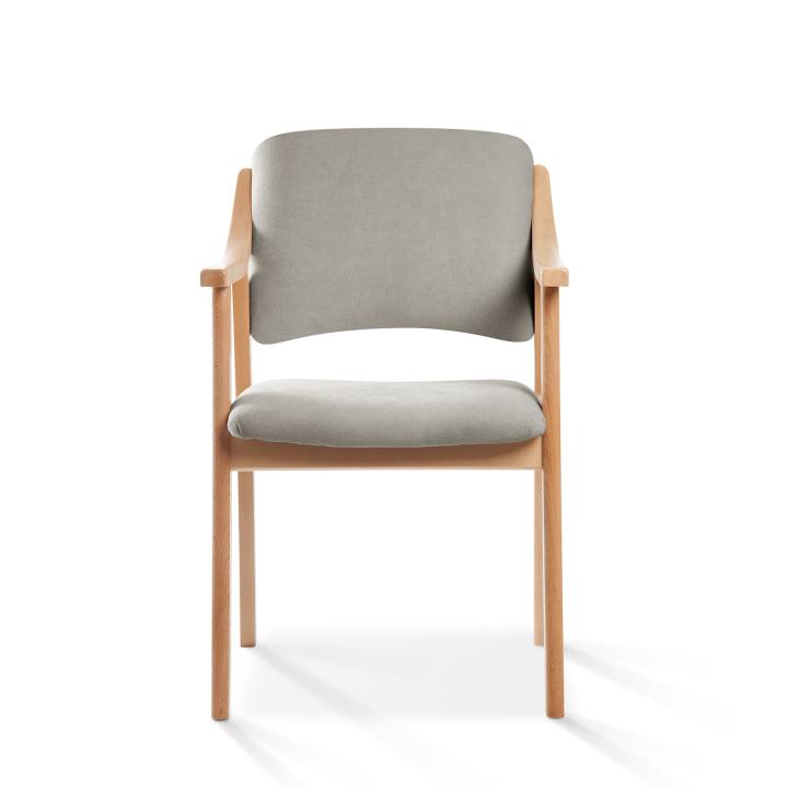 Silla de madera tapizado CALPE HAYA 
