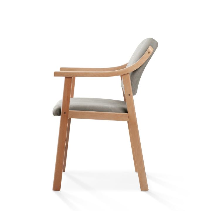 Silla de madera tapizado CALPE HAYA 