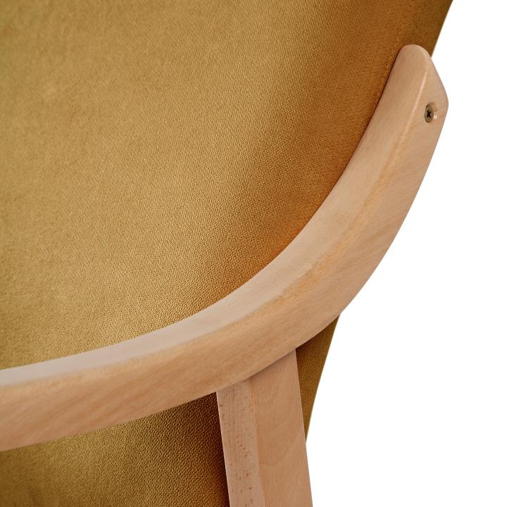 Silla de madera tapizado CALPE HAYA 