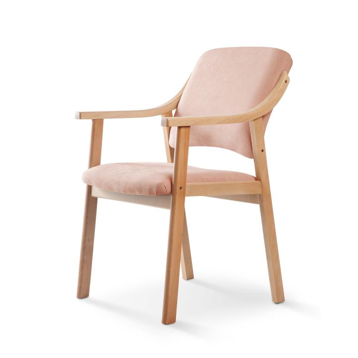 Silla de madera tapizado CALPE HAYA 