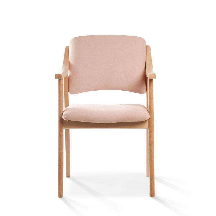 Silla de madera tapizado CALPE HAYA 