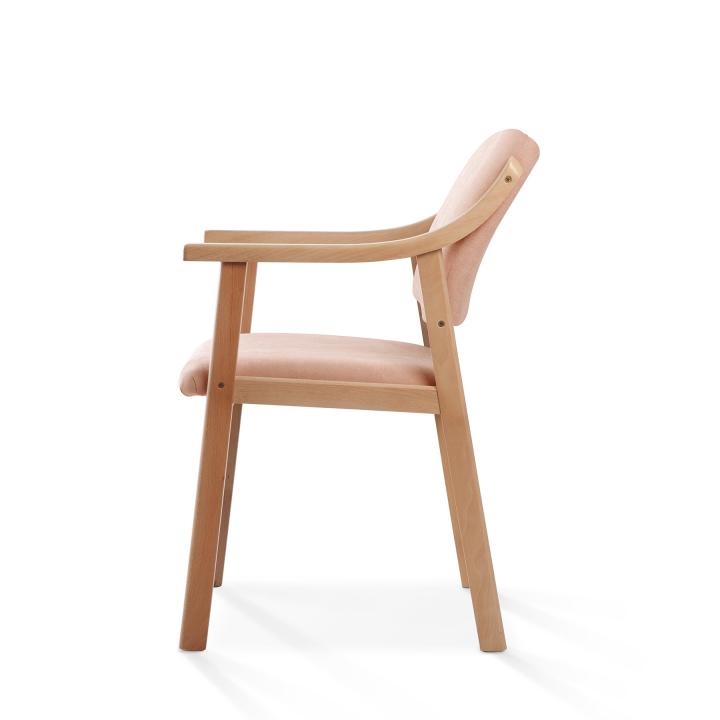 Silla de madera tapizado CALPE HAYA 